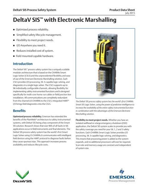 deltav sis electronic marshalling.